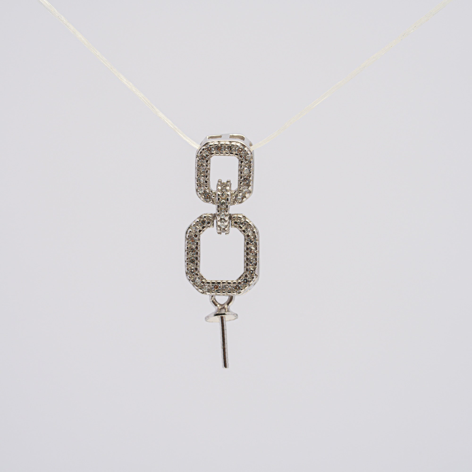 Pendant Clasp 925 Silver for Pearl SC559