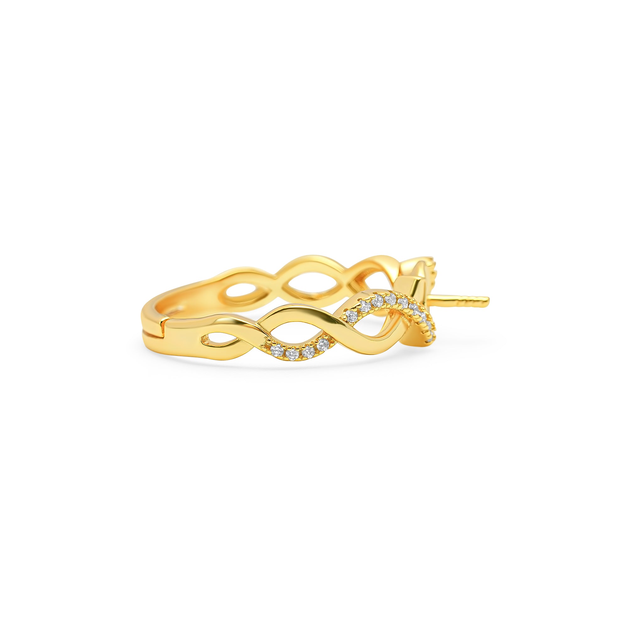 Adjustable Ring 925 Silver for pearl SC322G