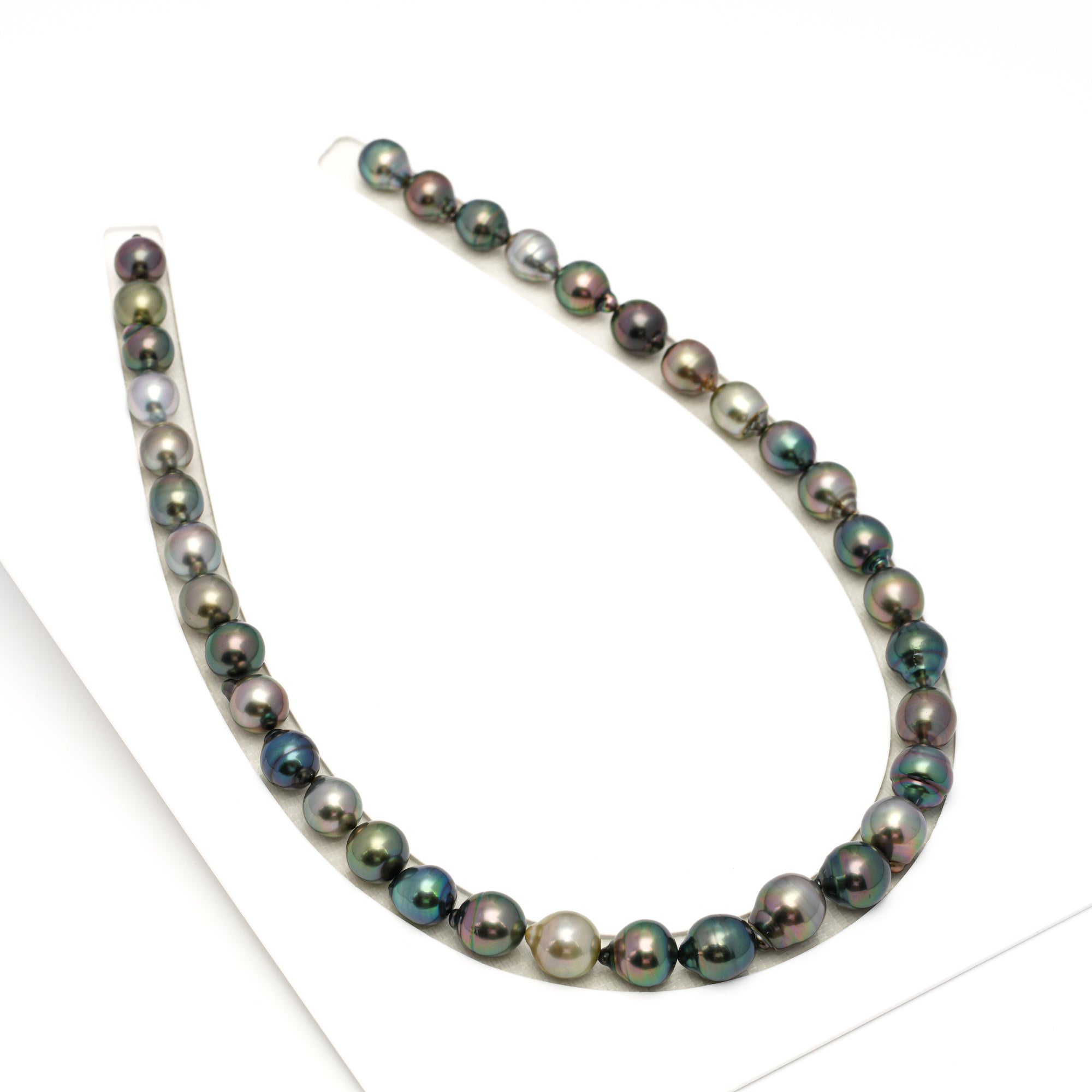 36pcs Multicolor 9-11mm - SB AAA Quality Tahitian Pearl Necklace NL1705 TH5