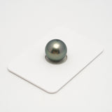 1pcs "High Luster" Light Green 12.4mm - RSR AAA/TOP Quality Tahitian Pearl Single LP2127 A101