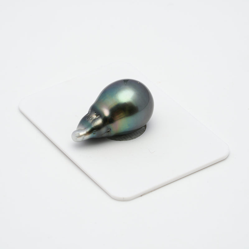 1pcs Green 13.6mm - SB/BQ AAA Quality Tahitian Pearl Single LP1840 TH2