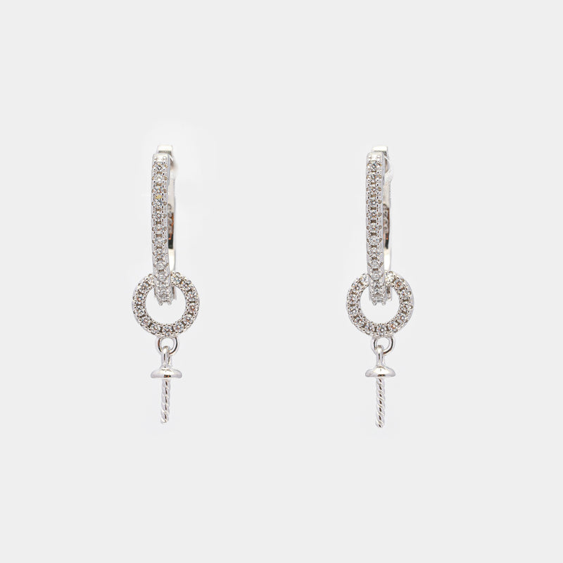925 Silver RH Earrings Dangling SC277