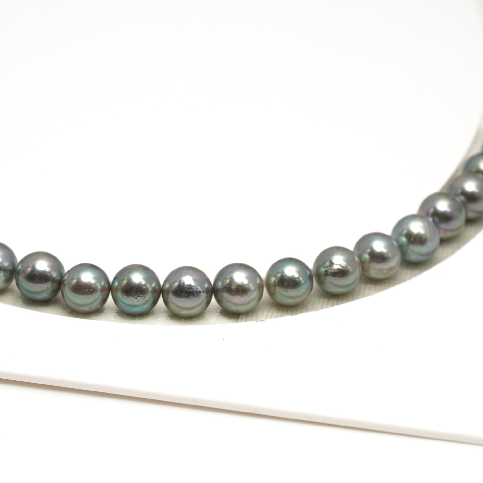 51pcs Akoya Pearl "High Luster" Silver Mix 7-7.9mm - SR/NR AA/A Quality Necklace AKNL1752 CMA1