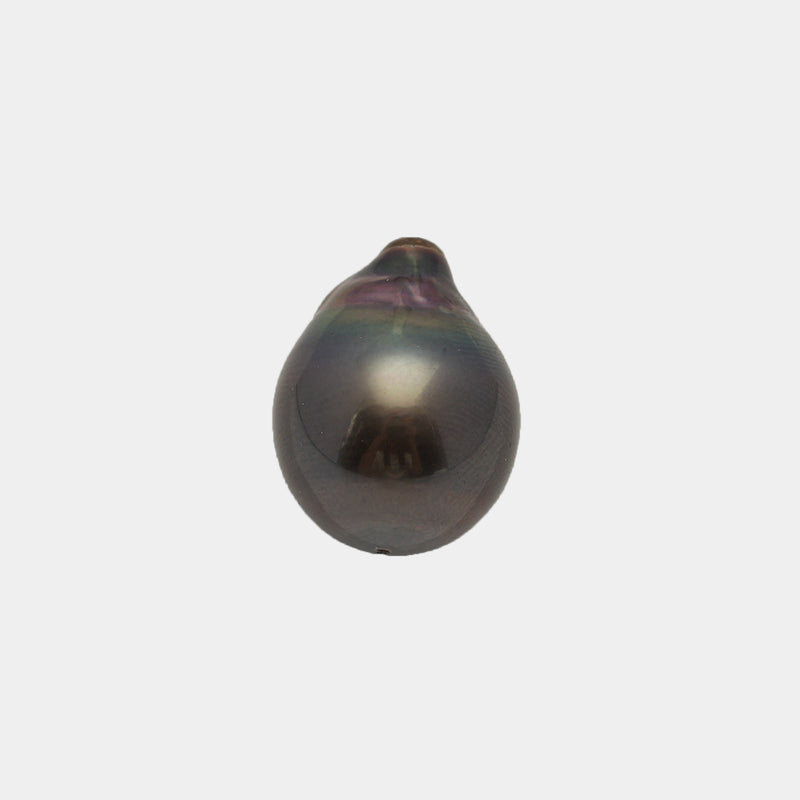 1pcs Brown 14.1mm Full Drilled - SB AAA/AA Quality Tahitian Pearl Single LP2067 TH2