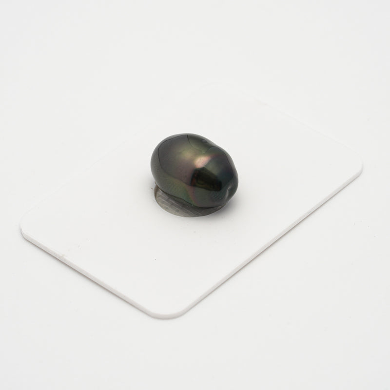 1pcs Dark Green 11.1mm - SB AAA Quality Tahitian Pearl Single LP1904