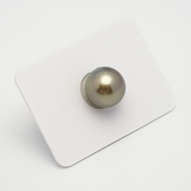 1pcs Golden Green 12.7mm - SR AAA Quality Tahitian Pearl Single LP2004 A89