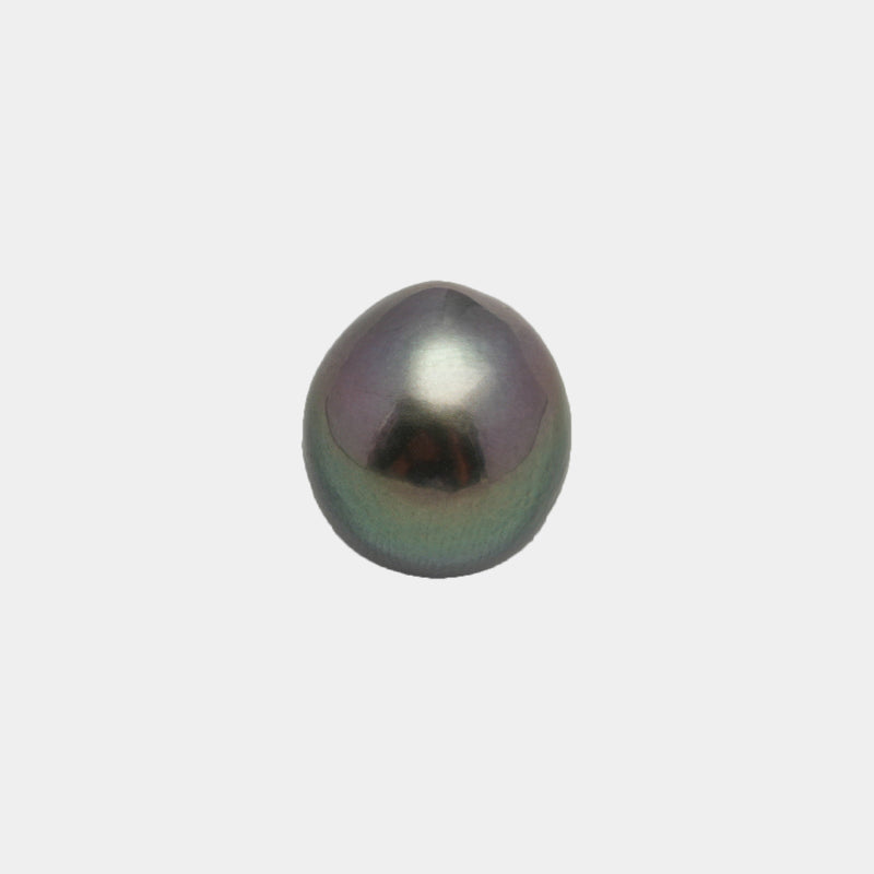 1pcs "High Luster" Green Cherry 13.3mm - SB AAA/AA Quality Tahitian Pearl Single LP1990 MI1