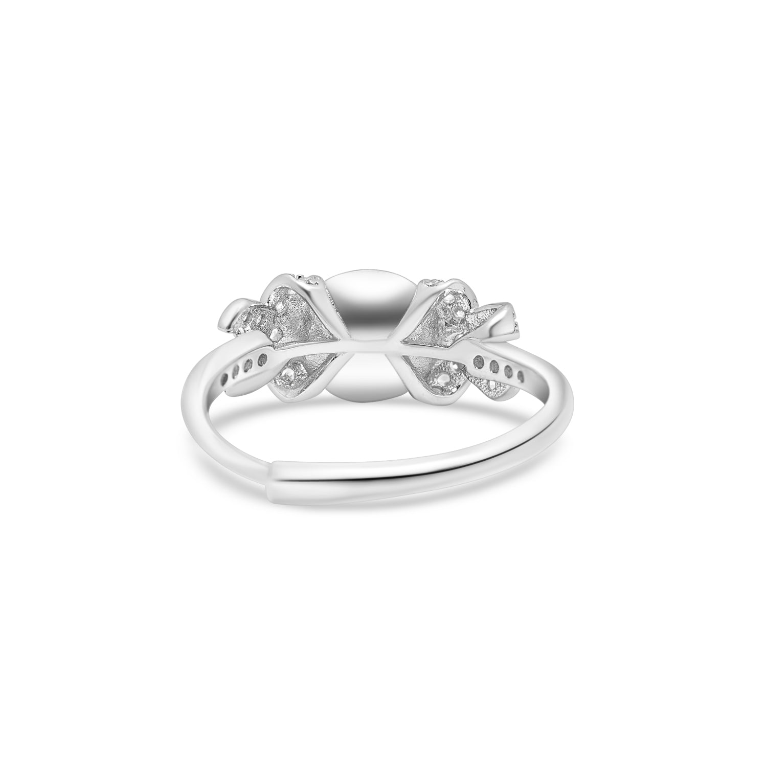 Adjustable Ring 925 Silver for pearl SC354