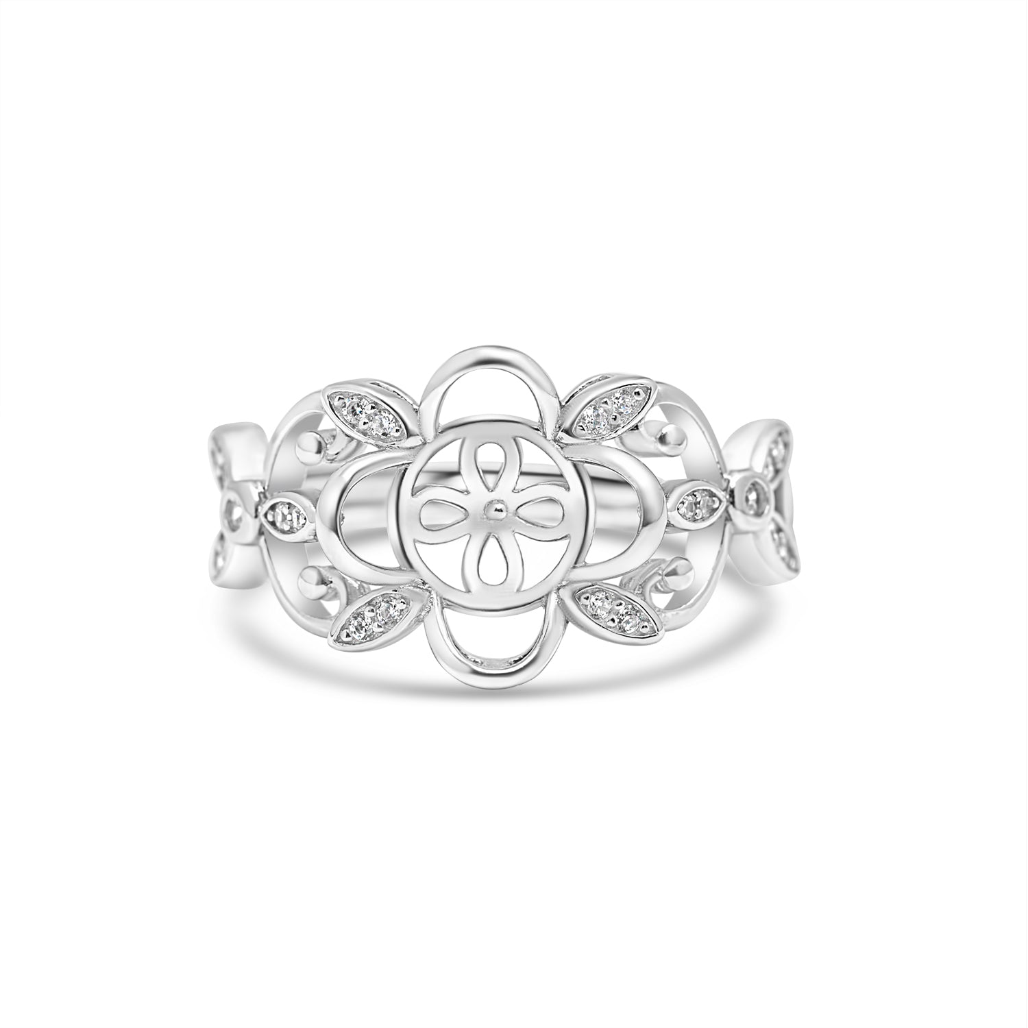 Adjustable Ring 925 Silver for pearl SC367