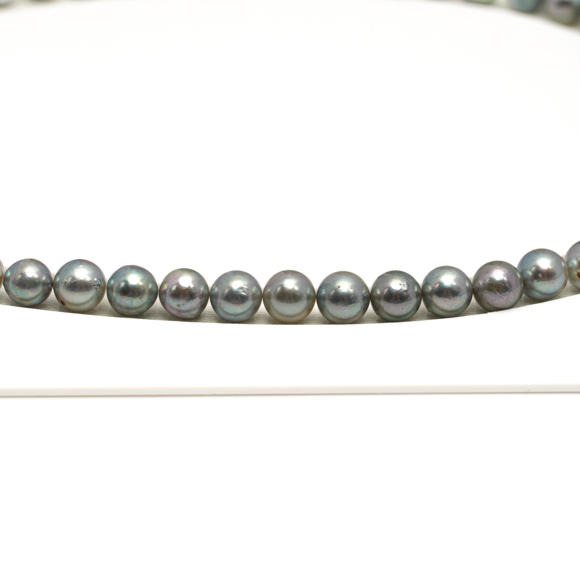 51pcs Akoya Pearl "High Luster" Silver Mix 7-7.9mm - SR/NR AA/A Quality Necklace AKNL1752 CMA1