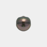 1pcs "High Luster" Green 12.9mm - CL AAA/AA Quality Tahitian Pearl Single LP1862