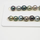 42pcs Multicolor 8-10mm - CL/SB AA/AAA Quality Tahitian Pearl Necklace NL1545 THMIX2