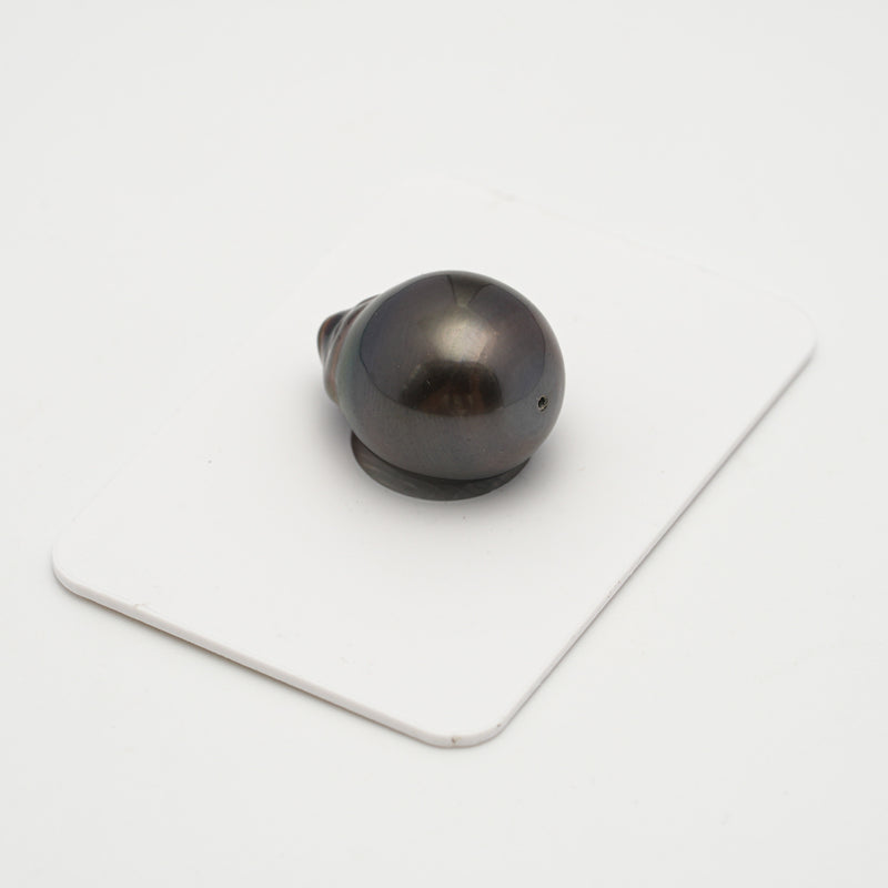 1pcs Brown 14.1mm Full Drilled - SB AAA/AA Quality Tahitian Pearl Single LP2067 TH2