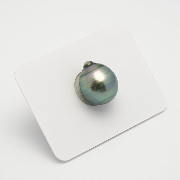 1pcs Blue Green 12.4mm - CL/SB AAA Quality Tahitian Pearl Single LP2102 OR10