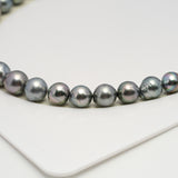 46pcs Light 8-10mm - SB AAA/AA Quality Tahitian Pearl Necklace NL1608 HL2