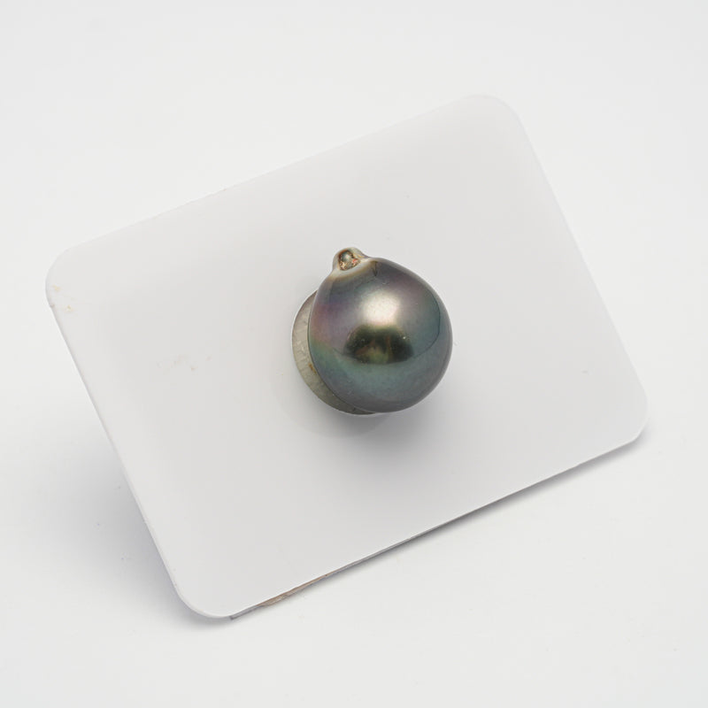 1pcs Green 12.7mm - SB AAA/AA Quality Tahitian Pearl Single LP1826 TH1