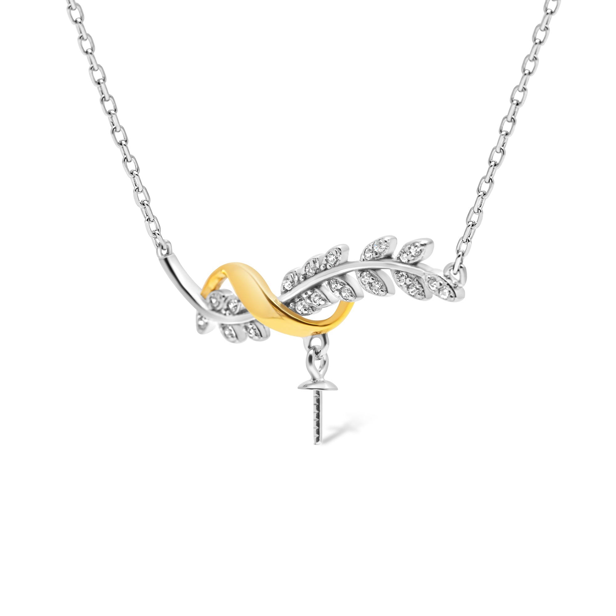 Pendant Chain 925 Silver for pearl SC334