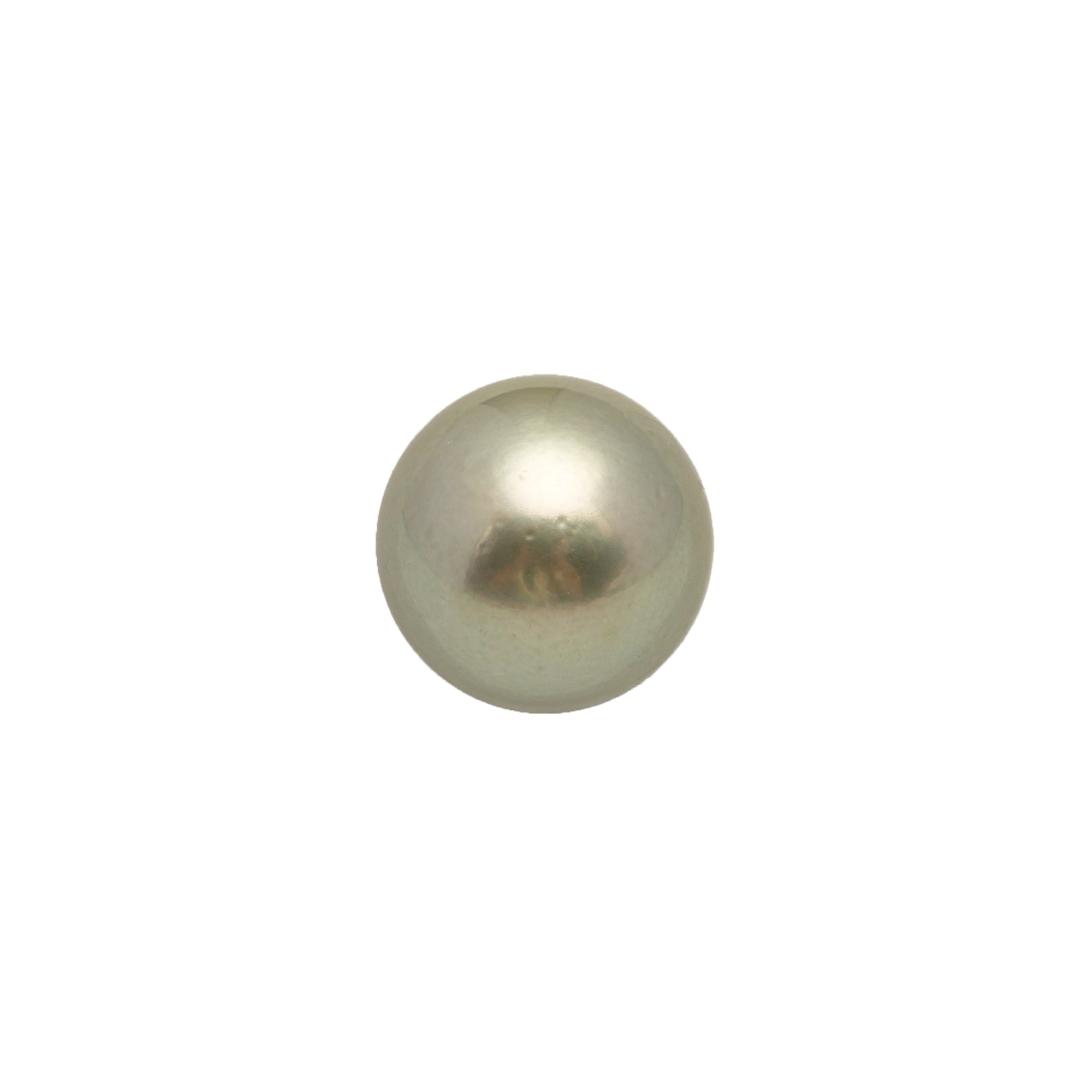 1pcs "High Luster" Light Green 13.5mm - SR/NR AAA/AA Quality Tahitian Pearl Single LP2503 CMP11