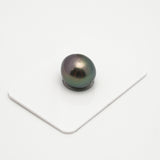 1pcs "High Luster" Green Cherry 13.3mm - SB AAA/AA Quality Tahitian Pearl Single LP1990 MI1