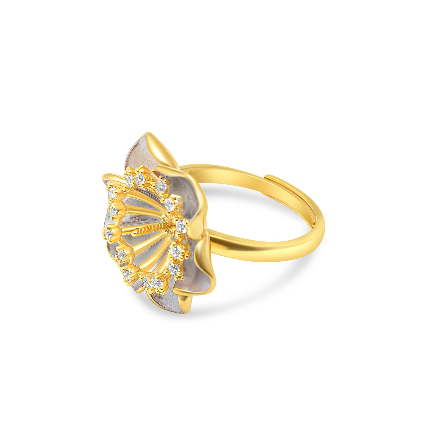Adjustable Ring 925 Silver for pearl SC271/SC271G
