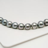 46pcs Light 8-10mm - SB AAA/AA Quality Tahitian Pearl Necklace NL1608 HL2