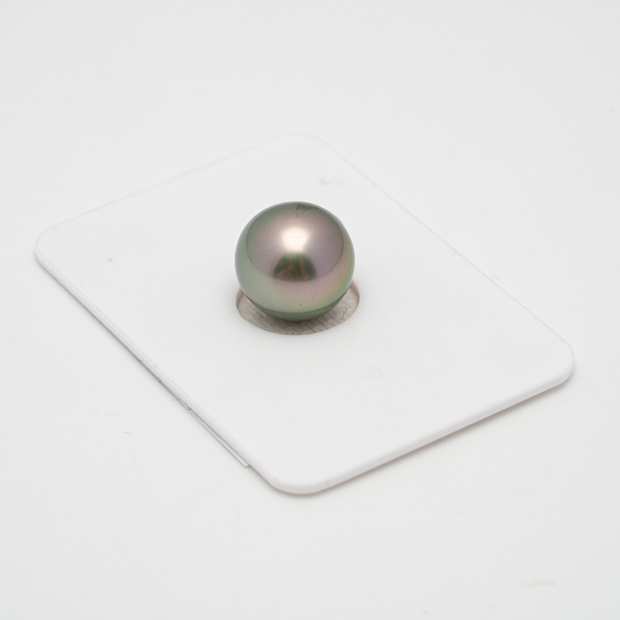 1pcs "High Luster" Light Green 11.9mm - SB AAA Quality Tahitian Pearl Single LP1728 CMP1