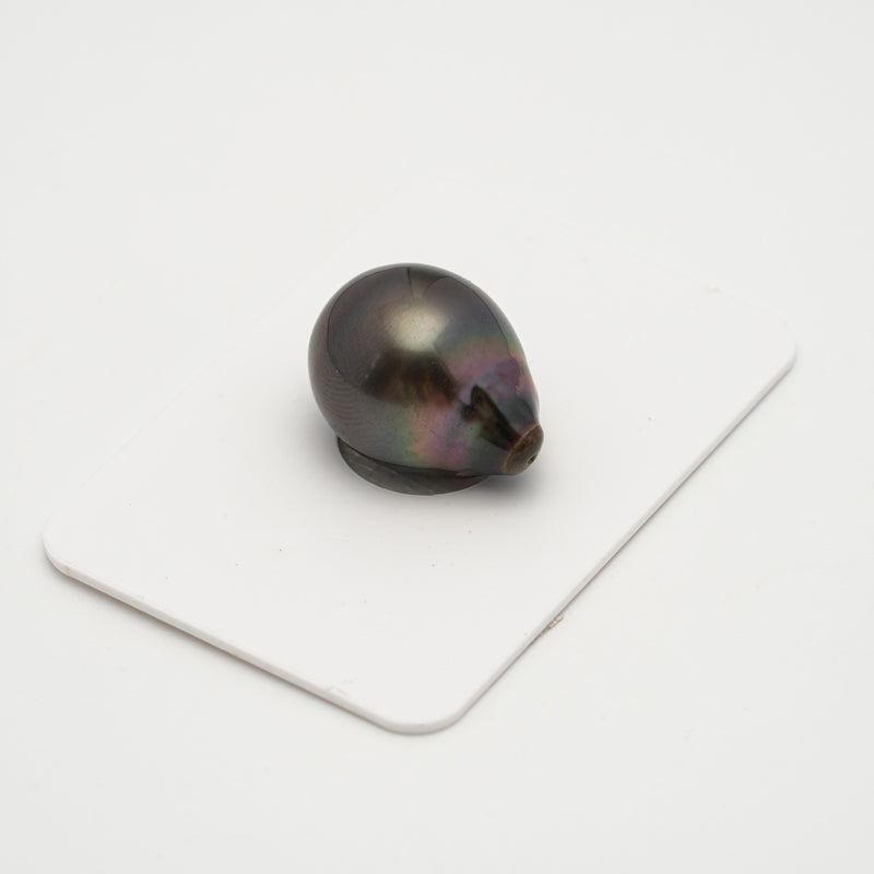 1pcs Brown 14.1mm Full Drilled - SB AAA/AA Quality Tahitian Pearl Single LP2067 TH2