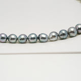 46pcs Light 8-10mm - SB AAA/AA Quality Tahitian Pearl Necklace NL1608 HL2