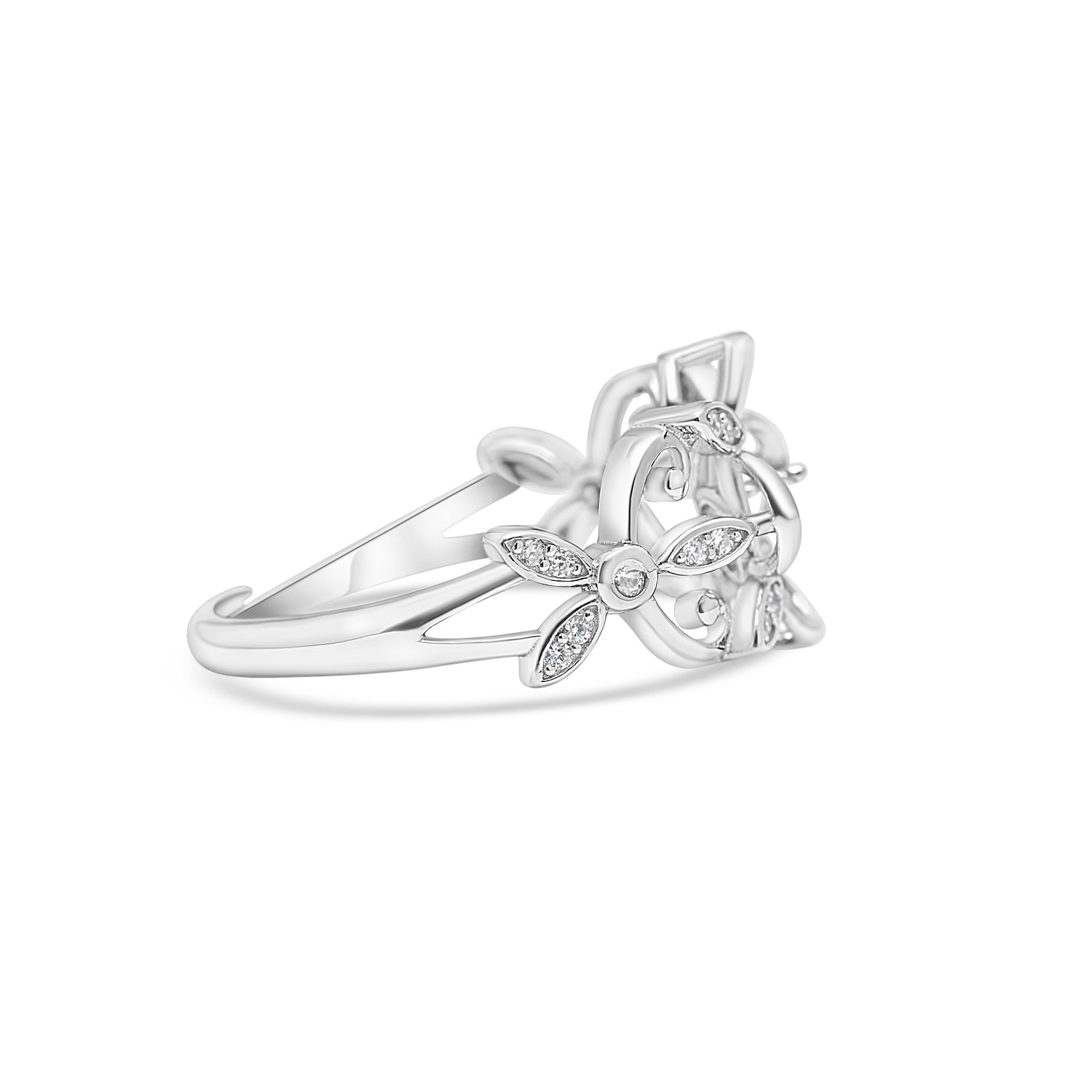 Adjustable Ring 925 Silver for pearl SC367