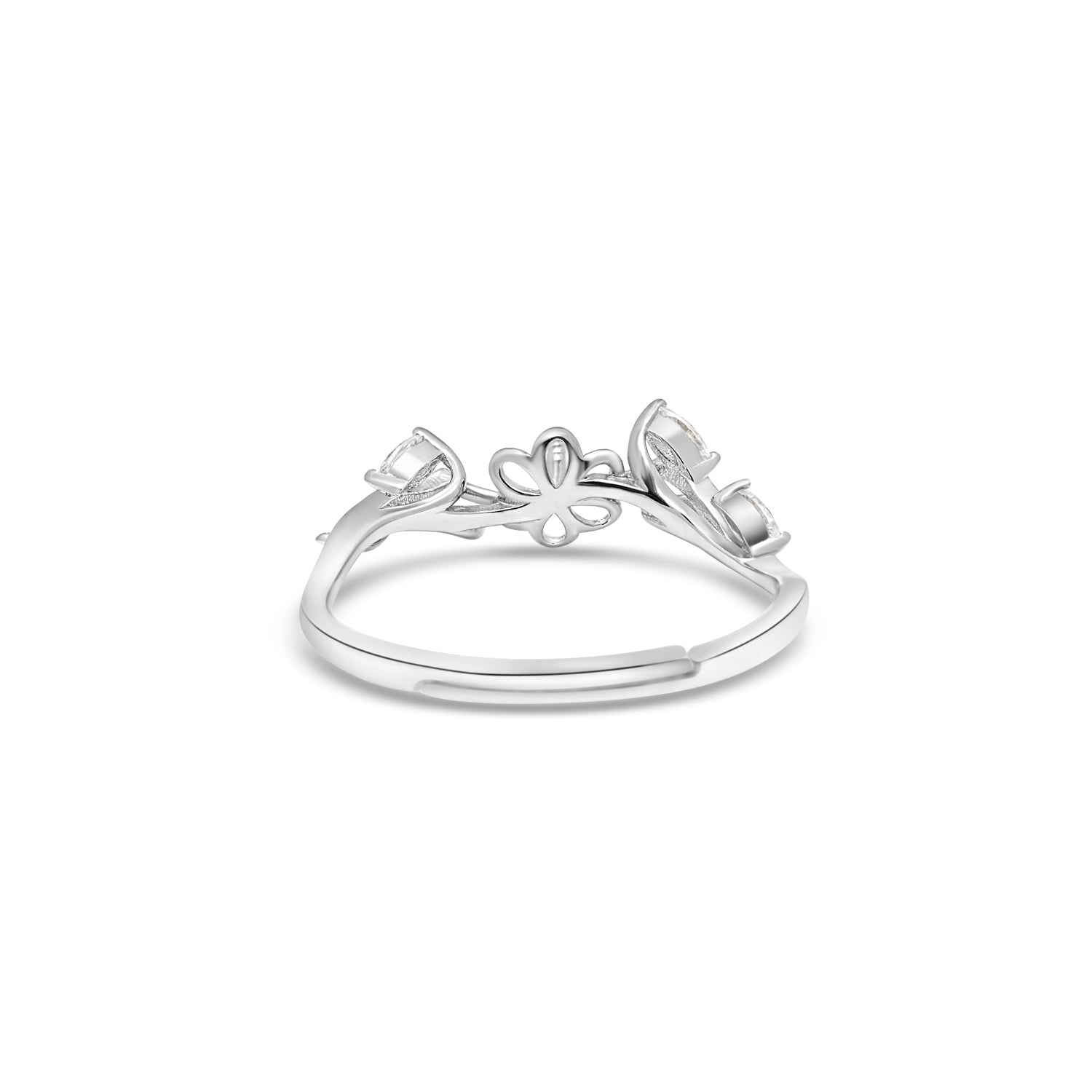 Adjustable Ring 925 Silver for pearl SC373