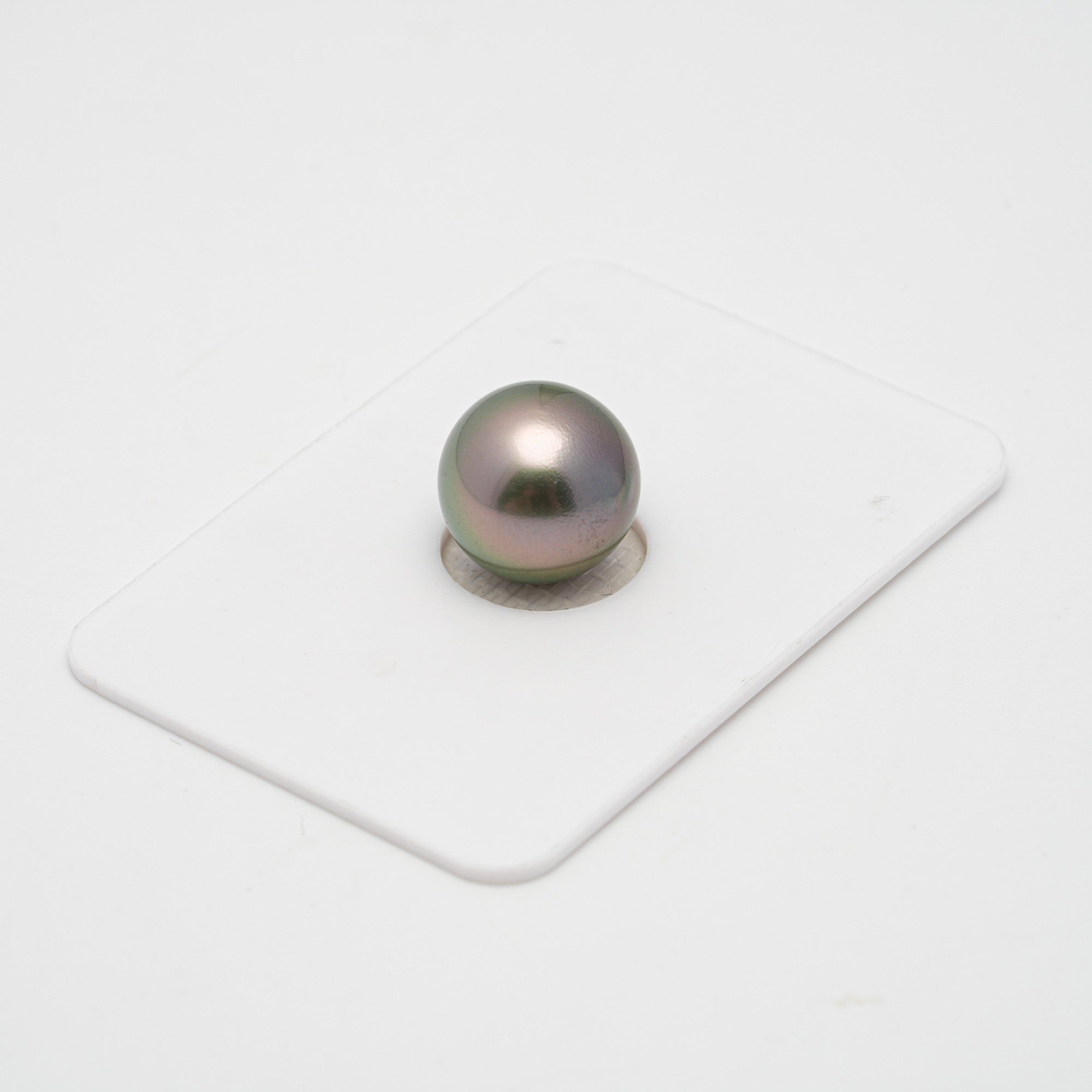 1pcs "High Luster" Light Green 11.9mm - SB AAA Quality Tahitian Pearl Single LP1728 CMP1