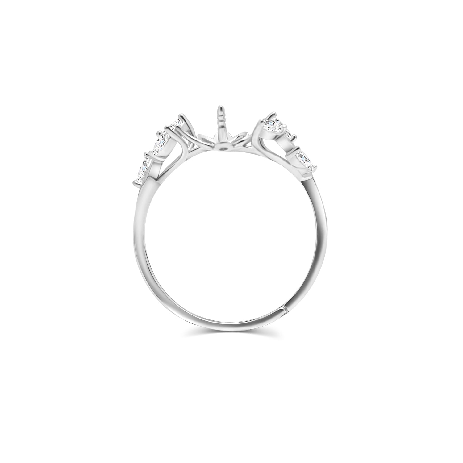 Adjustable Ring 925 Silver for pearl SC373