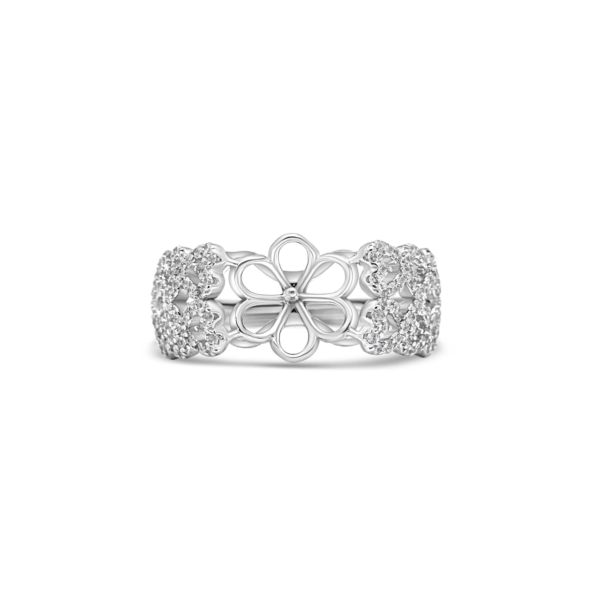 Adjustable Ring 925 Silver for pearl SC523