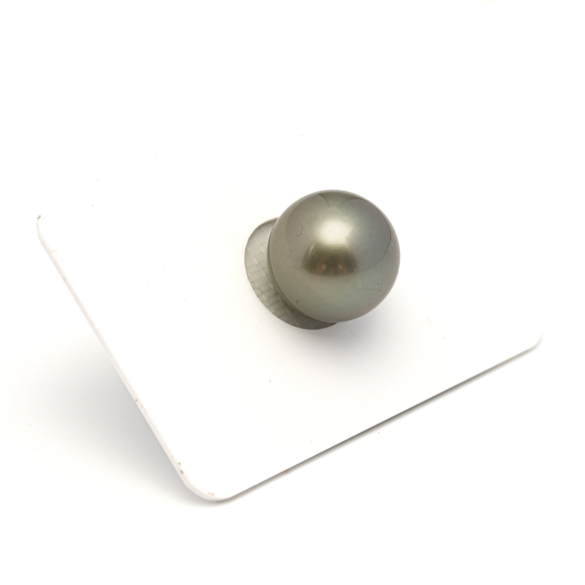 1pcs Olive Green 12.9mm - RSR AAA Quality Tahitian Pearl Single LP2407 OR6