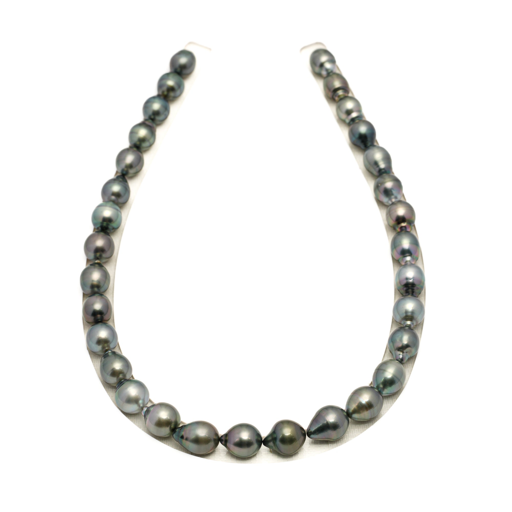 31pcs Light Mix 10-12mm - SB AAA Quality Tahitian Pearl Necklace NL1765 LP1