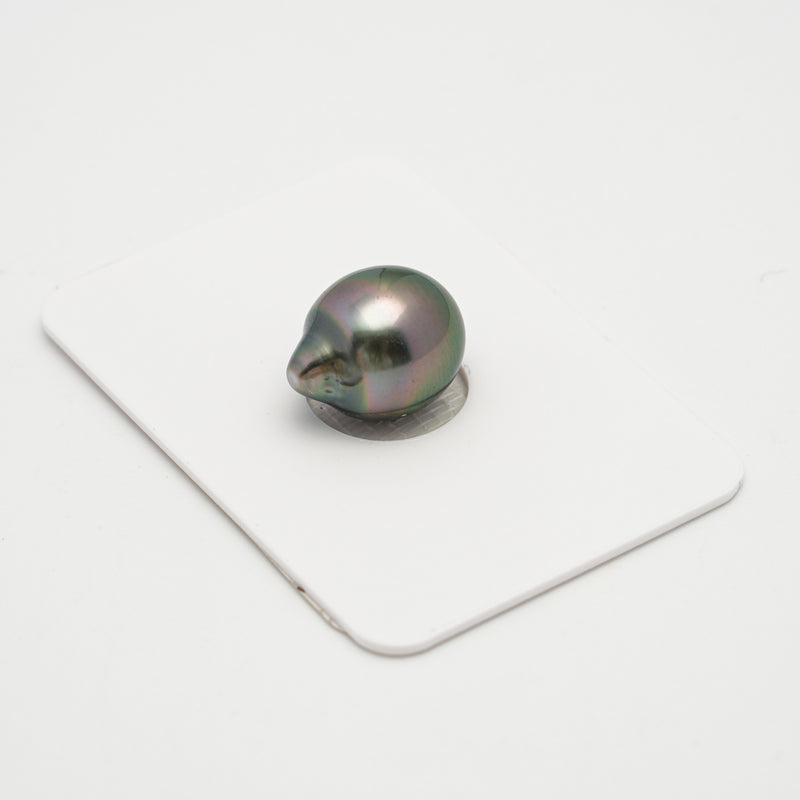 1pcs "High Luster" Green 11.5mm - SB AAA/AA Quality Tahitian Pearl Single LP2001 MI1