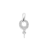 Pendant Clasps 925 Silver for pearl SC363