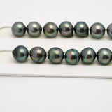 35pcs Green Mix 11-13mm - SB AAA/AA Quality Tahitian Pearl Necklace NL1497 THMIX2