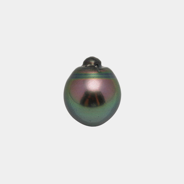 1pcs "High Luster" Peacock 11.1mm - SB AAA Quality Tahitian Pearl Single LP1992 MI1