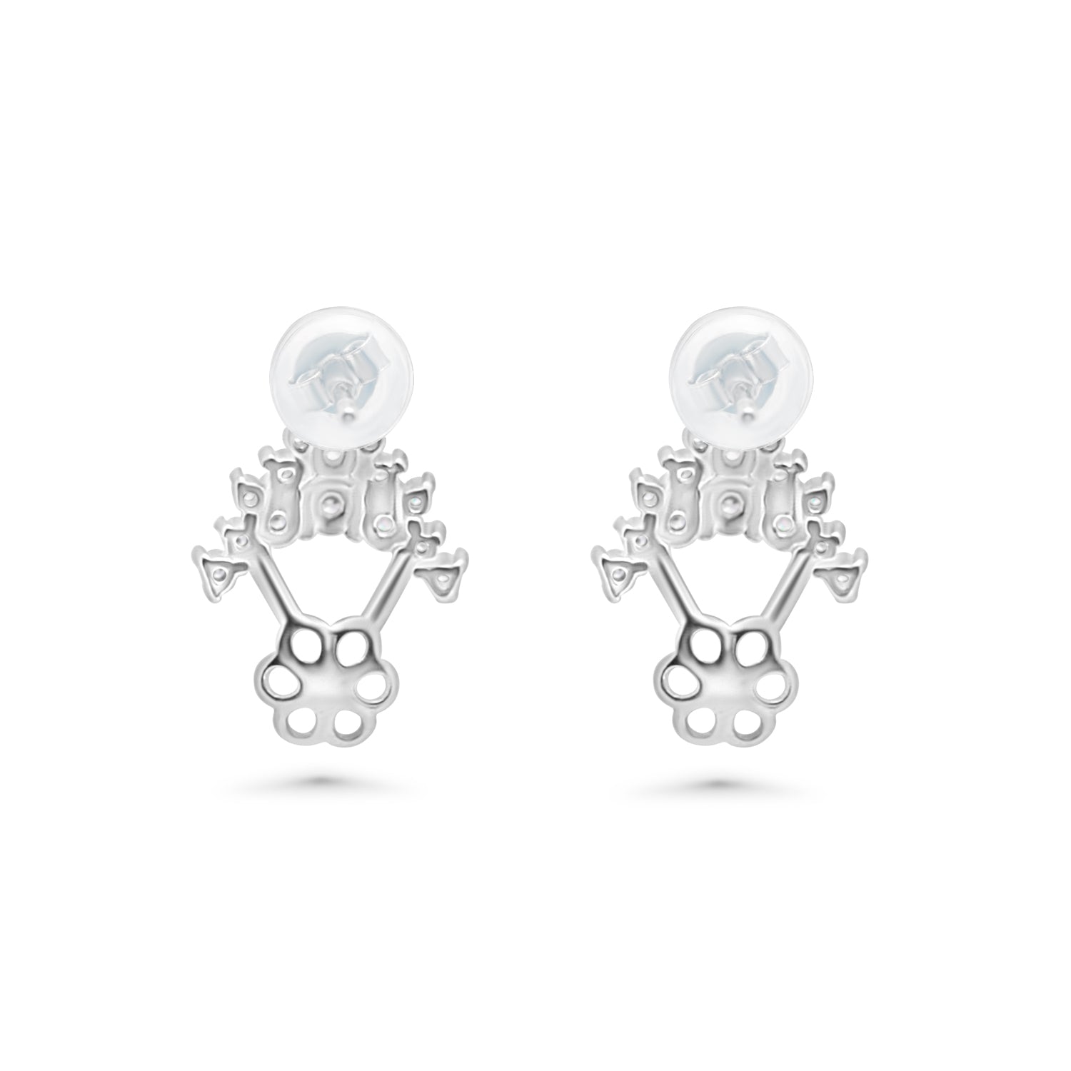 Dangle Earring Bails 925 Silver for Pearl SC416