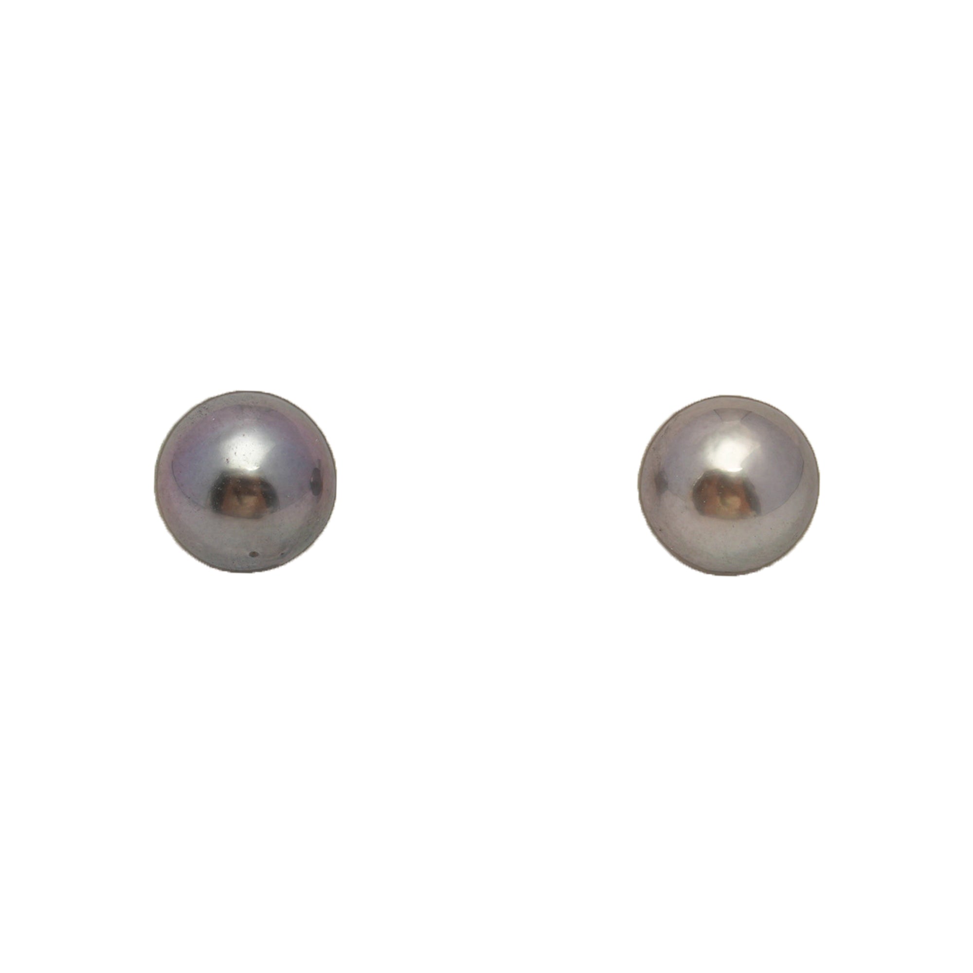 2pcs Light 7.5-7.6mm - RSR AAA/AA Quality Tahitian Pearl Pair ER1792 NG19