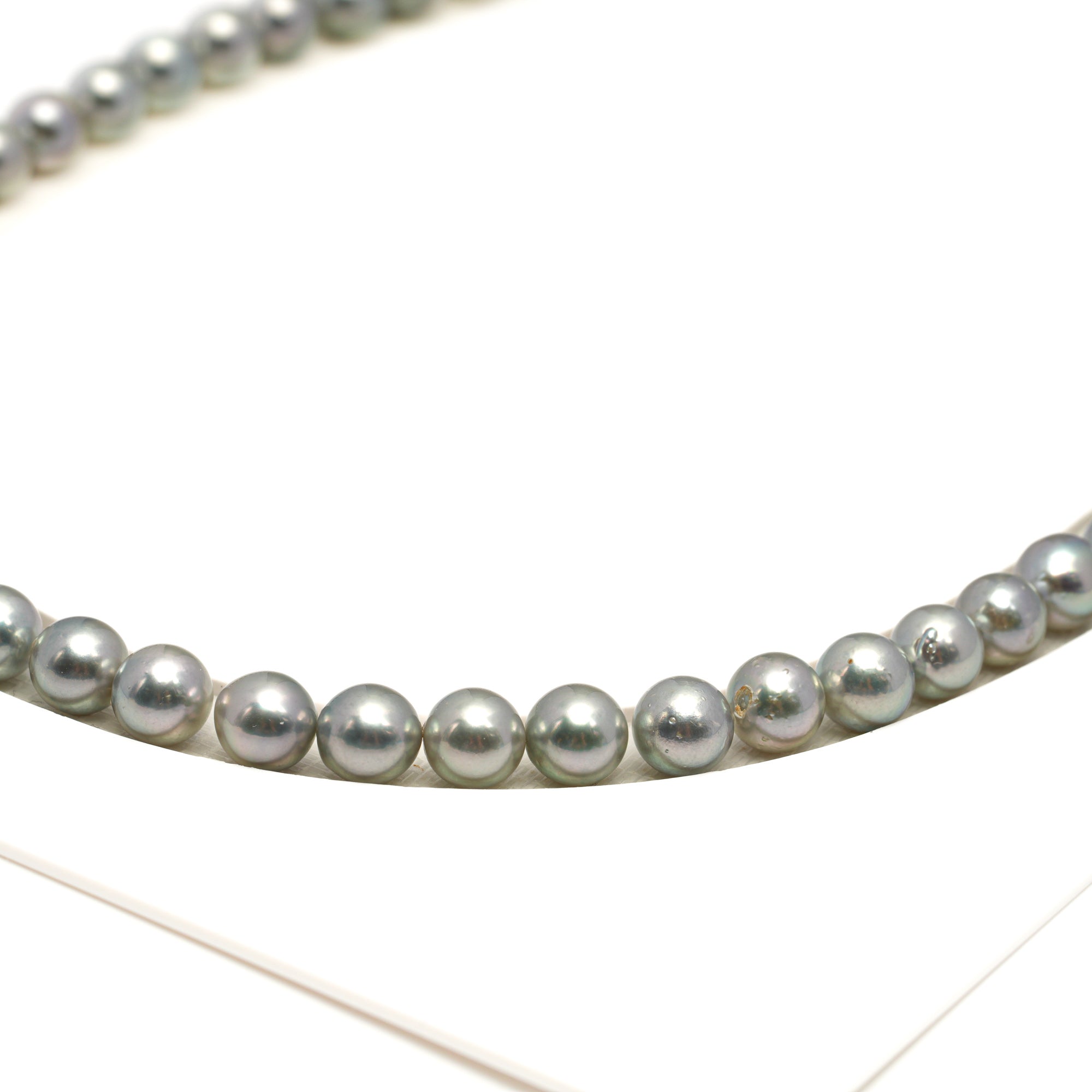 51pcs Akoya Pearl "High Luster" Silver Mix 7-7.8mm - SR/NR AA/A Quality Necklace AKNL1753 CMA1