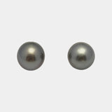 2pcs Green 11.4-11.5mm - SR/NR AAA/AA Quality Tahitian Pearl Pair ER1540 A101