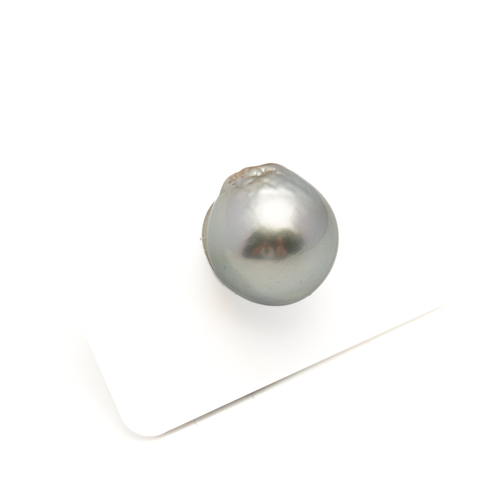1pcs "High Luster" Silver Blue 15.7mm - SB AAA Quality Tahitian Pearl Single LP2517 CMP11