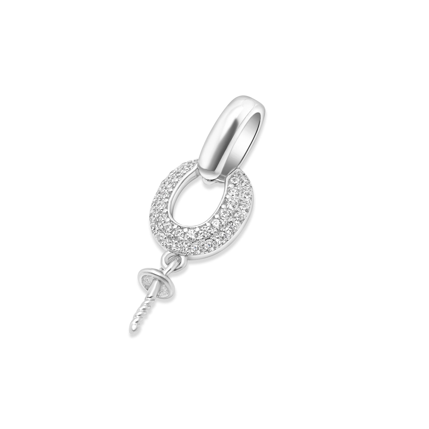 Pendant Clasps 925 Silver for pearl SC363