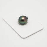 1pcs "High Luster" Peacock 11.1mm - SB AAA Quality Tahitian Pearl Single LP1992 MI1