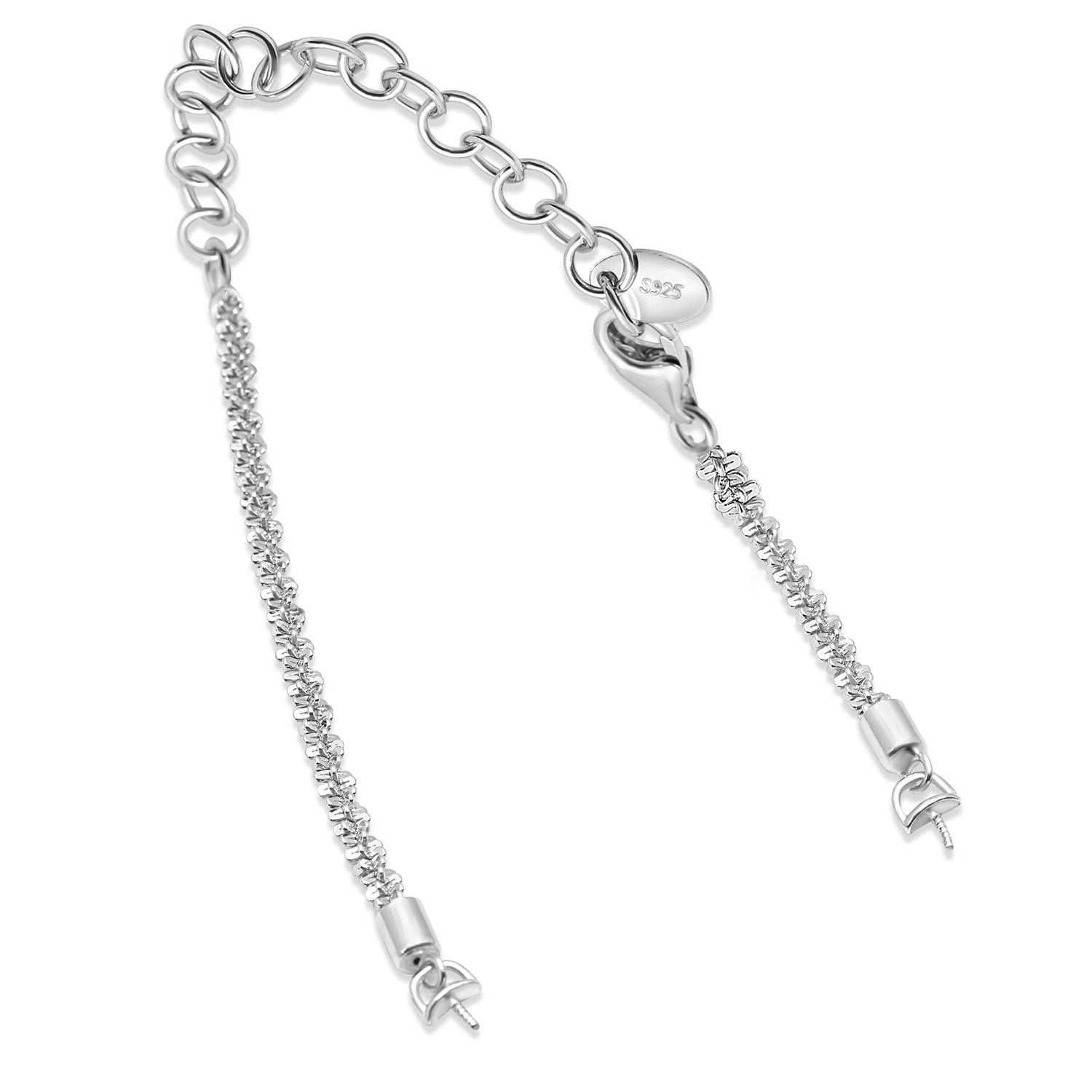 Bracelet Chain 925 Silver for pearl SC309