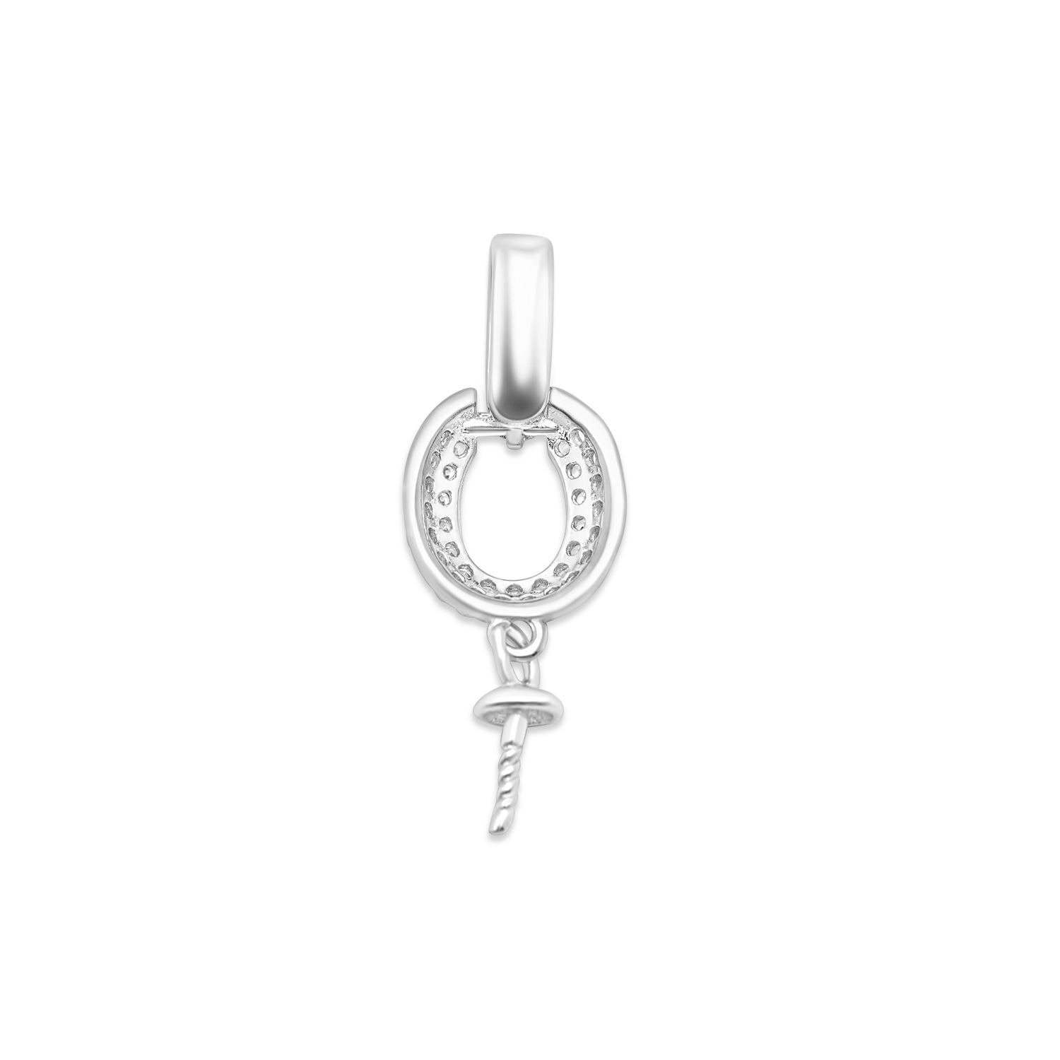 Pendant Clasps 925 Silver for pearl SC363