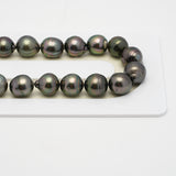 43pcs Green Mix 8-10mm - CL/SB AA/AAA Quality Tahitian Pearl Necklace NL1510 THMIX2.6