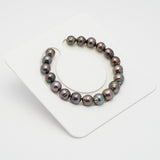 19pcs Cherry 8-10mm - SB AAA/AA Quality Tahitian Pearl Bracelet BR2093 OR8